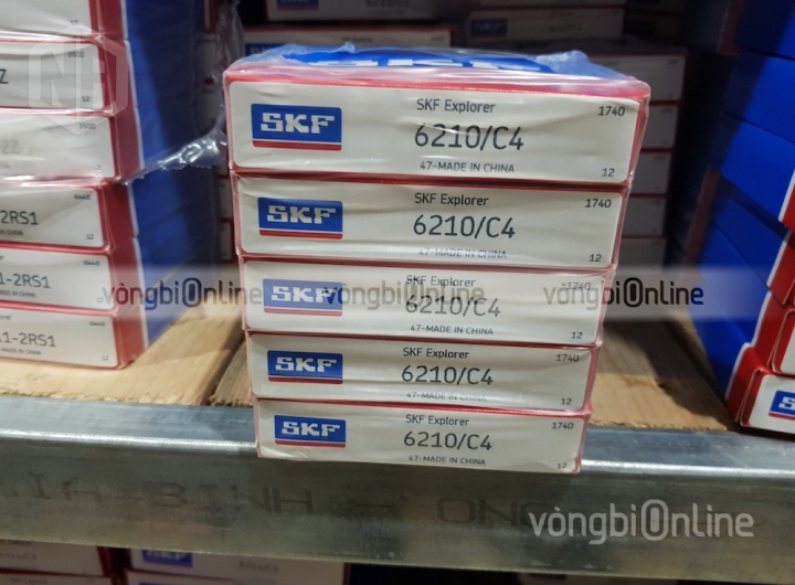 Vòng bi SKF 6210/C4 chính hãng phân phối bởi Vòng bi Online - Đại lý ủy quyền SKF Vòng bi SKF 6210/C4 chính hãng