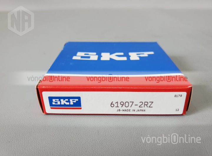 Vòng bi SKF 61907-2RZ chính hãng phân phối bởi Vòng bi Online - Đại lý ủy quyền SKF Vòng bi SKF 61907-2RZ chính hãng