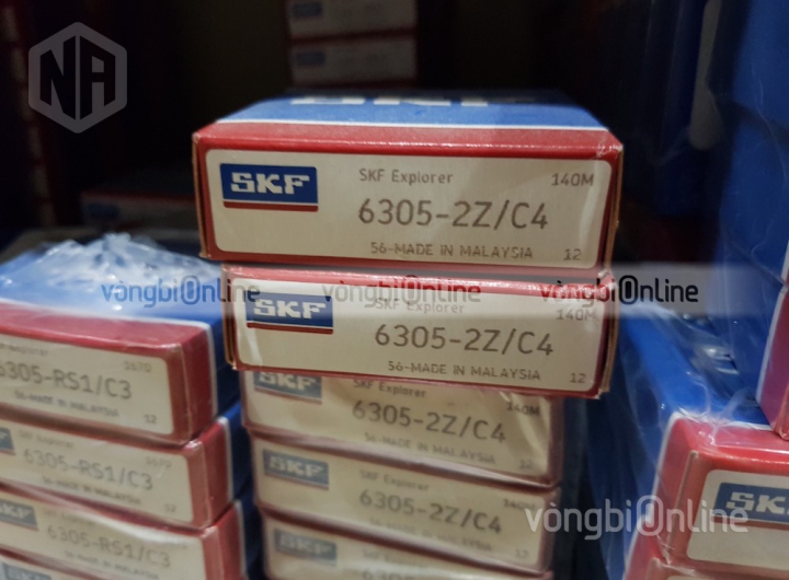 Vòng bi SKF 6305-2Z/C4 chính hãng phân phối bởi Vòng bi Online - Đại lý ủy quyền SKF Vòng bi SKF 6305-2Z/C4 chính hãng