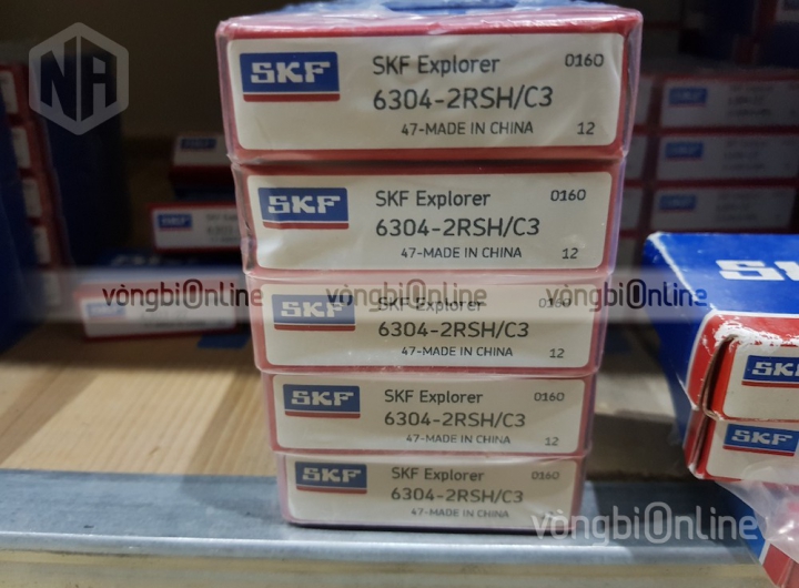 Vòng bi SKF 6304-2RSH/C3 chính hãng phân phối bởi Vòng bi Online - Đại lý ủy quyền SKF Vòng bi SKF 6304-2RSH/C3 chính hãng