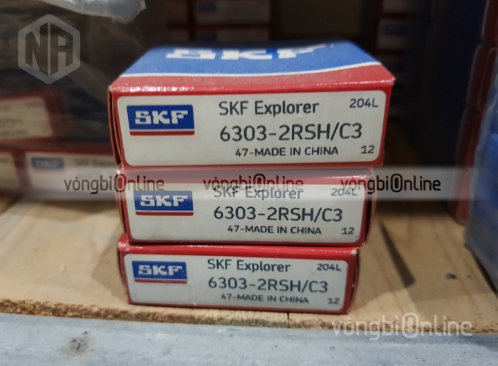 Vòng bi SKF 6303-2RSH/C3 chính hãng phân phối bởi Vòng bi Online - Đại lý ủy quyền SKF Vòng bi SKF 6303-2RSH/C3 chính hãng