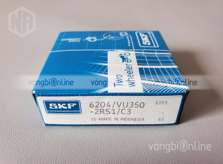 Vòng bi xe máy 6204/VU350-2RS1/C3 chính hãng phân phối bởi Vòng bi Online - Đại lý ủy quyền SKF Vòng bi xe máy 6204/VU350-2RS1/C3 chính hãng