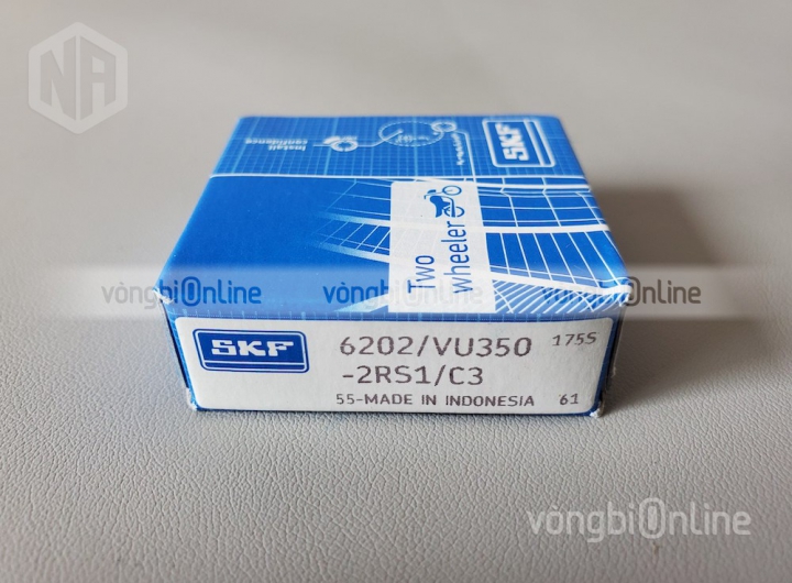 Vòng bi xe máy 6202/VU350-2RS1/C3 chính hãng phân phối bởi Vòng bi Online - Đại lý ủy quyền SKF Vòng bi xe máy 6202/VU350-2RS1/C3 chính hãng
