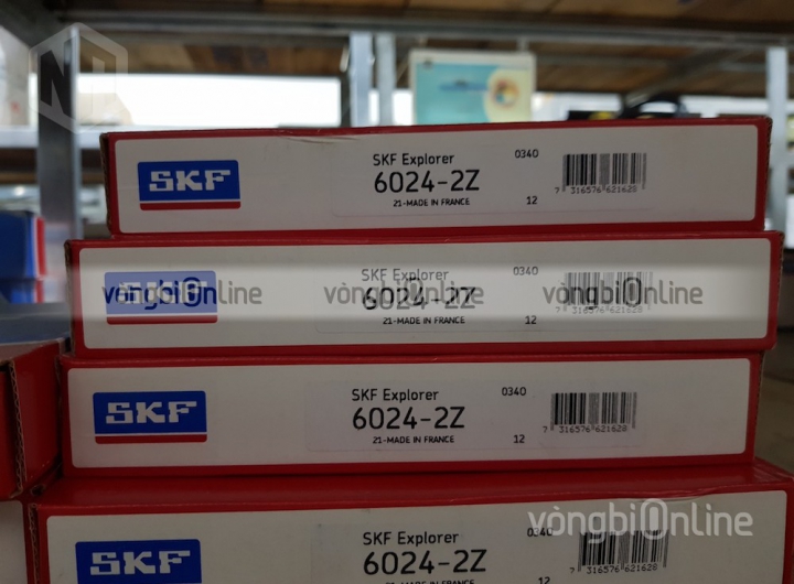 Vòng bi SKF 6024-2Z chính hãng phân phối bởi Vòng bi Online - Đại lý ủy quyền SKF Vòng bi SKF 6024-2Z chính hãng