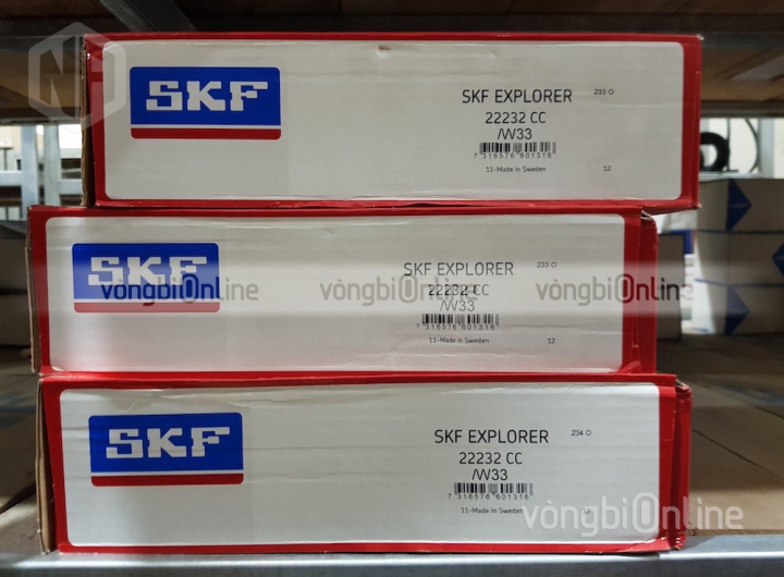 Vòng bi SKF 22232 CC/W33 chính hãng phân phối bởi Vòng bi Online - Đại lý ủy quyền SKF Vòng bi SKF 22232 CC/W33 chính hãng
