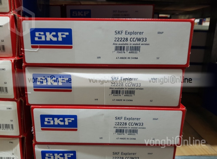 Vòng bi SKF 22228 CC/W33 chính hãng phân phối bởi Vòng bi Online - Đại lý ủy quyền SKF Vòng bi SKF 22228 CC/W33 chính hãng