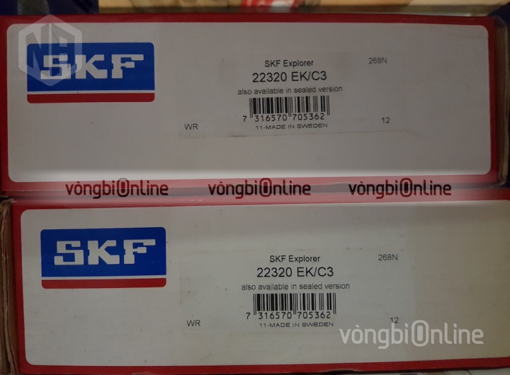 Vòng bi SKF 22320 EK/C3 chính hãng phân phối bởi Vòng bi Online - Đại lý ủy quyền SKF Vòng bi SKF 22320 EK/C3 chính hãng