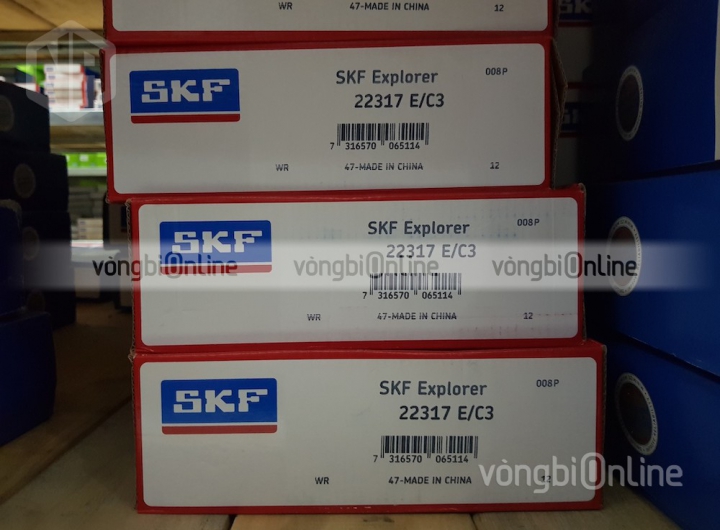 Vòng bi SKF 22317 E/C3 chính hãng phân phối bởi Vòng bi Online - Đại lý ủy quyền SKF Vòng bi SKF 22317 E/C3 chính hãng
