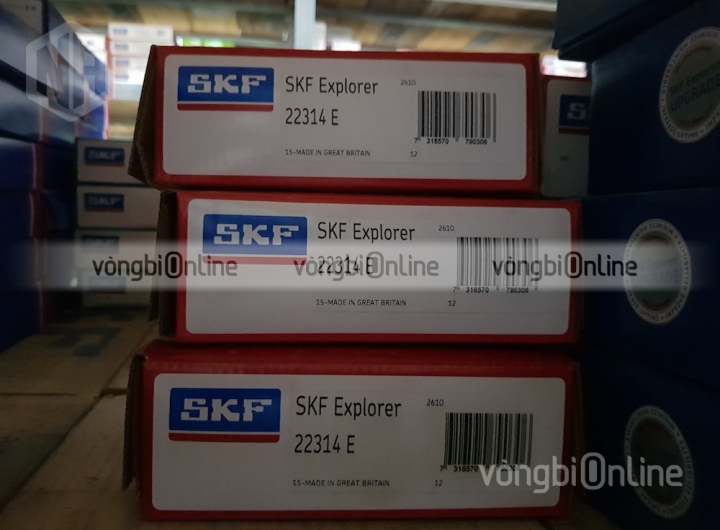 Vòng bi SKF 22314 E chính hãng phân phối bởi Vòng bi Online - Đại lý ủy quyền SKF Vòng bi SKF 22314 E chính hãng