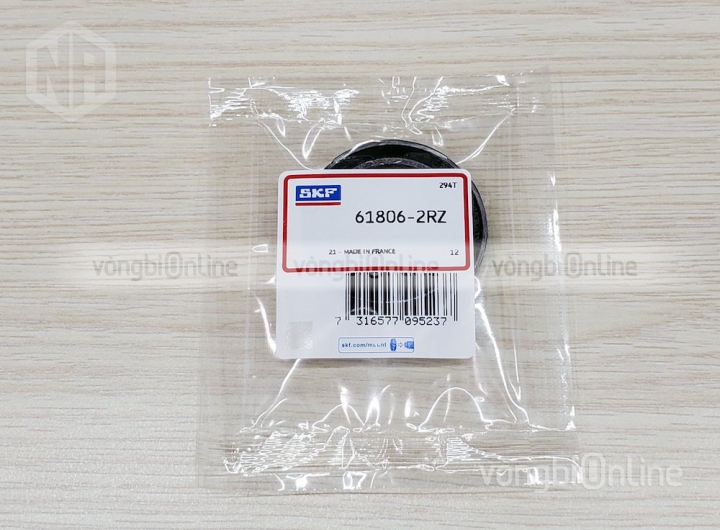 Vòng bi SKF 61806-2RZ chính hãng phân phối bởi Vòng bi Online - Đại lý ủy quyền SKF Vòng bi SKF 61806-2RZ chính hãng