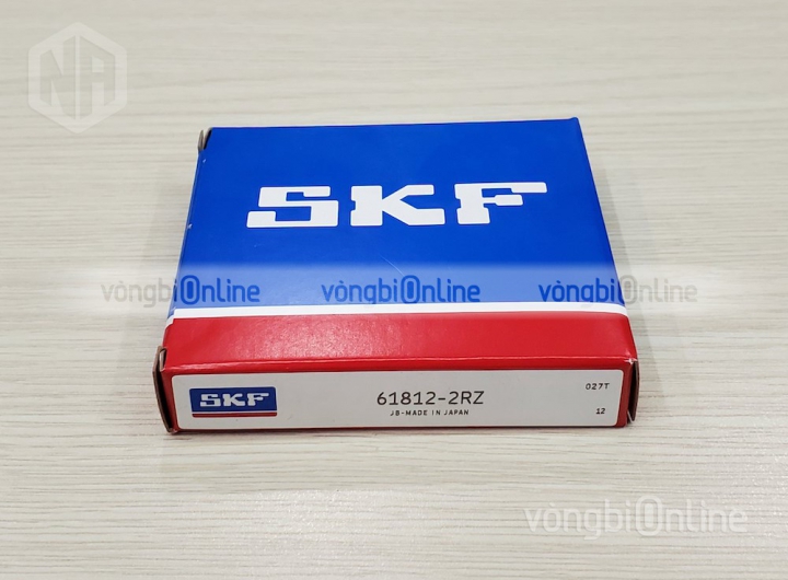 Vòng bi SKF 61812-2RZ chính hãng phân phối bởi Vòng bi Online - Đại lý ủy quyền SKF Vòng bi SKF 61812-2RZ chính hãng