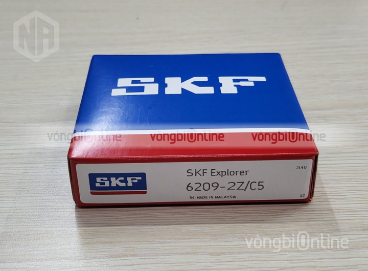 Vòng bi SKF 6209-2Z/C5 chính hãng phân phối bởi Vòng bi Online - Đại lý ủy quyền SKF Vòng bi SKF 6209-2Z/C5 chính hãng