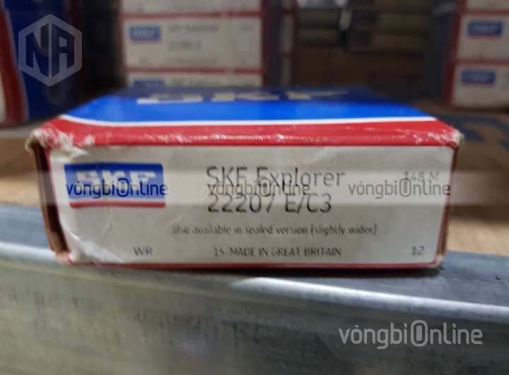 Vòng bi SKF 22207 E/C3 chính hãng phân phối bởi Vòng bi Online - Đại lý ủy quyền SKF Vòng bi SKF 22207 E/C3 chính hãng