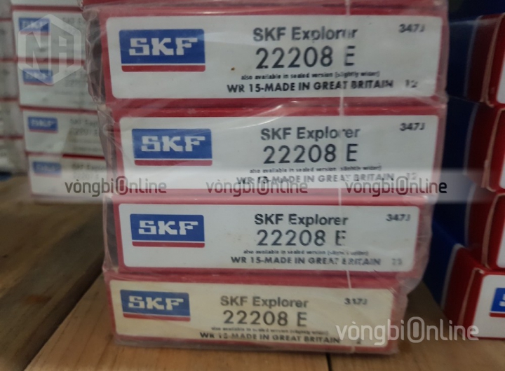 Vòng bi SKF 22208 E chính hãng phân phối bởi Vòng bi Online - Đại lý ủy quyền SKF Vòng bi SKF 22208 E chính hãng