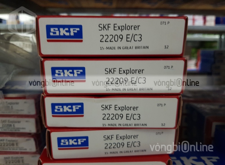 Vòng bi SKF 22209 E/C3 chính hãng phân phối bởi Vòng bi Online - Đại lý ủy quyền SKF Vòng bi SKF 22209 E/C3 chính hãng