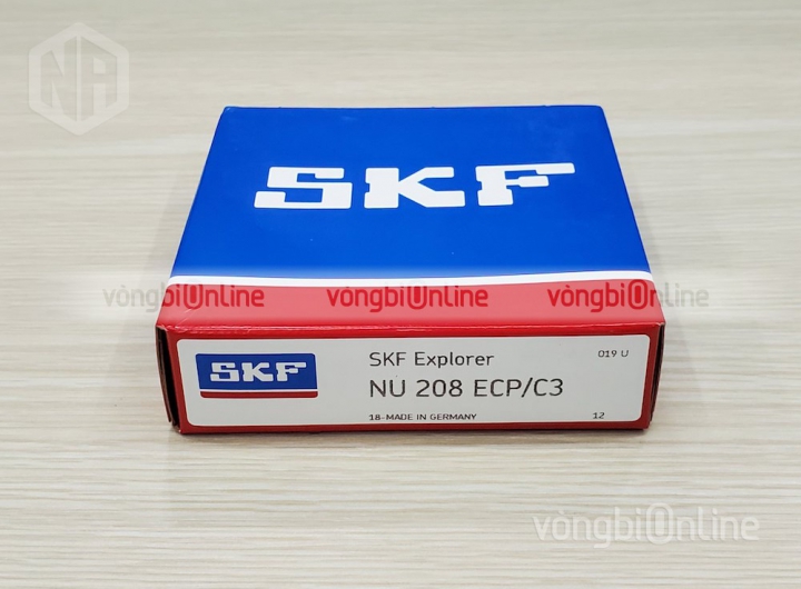 Vòng bi NU 208 ECP/C3 chính hãng SKF - Vòng bi Online