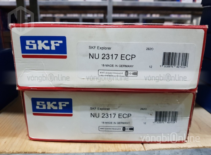 Vòng bi SKF NU 2317 ECP chính hãng phân phối bởi Vòng bi Online - Đại lý ủy quyền SKF Vòng bi SKF NU 2317 ECP chính hãng