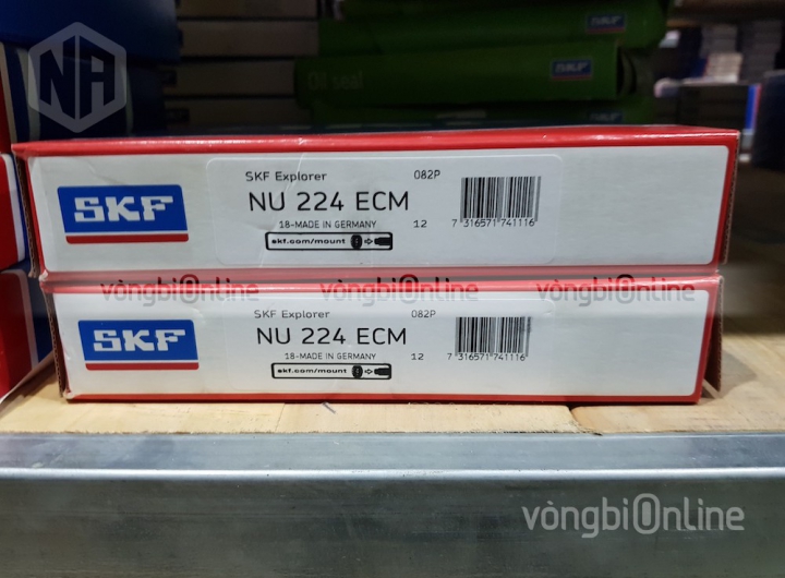 Vòng bi SKF NU 224 ECM chính hãng phân phối bởi Vòng bi Online - Đại lý ủy quyền SKF Vòng bi SKF NU 224 ECM chính hãng