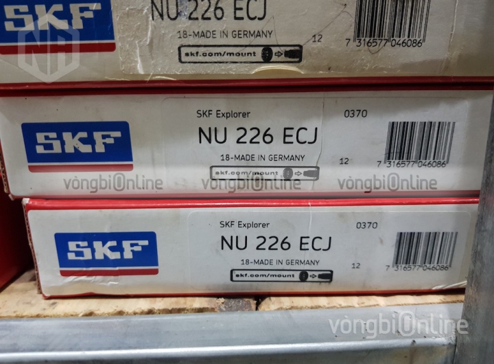 Vòng bi SKF NU 226 ECJ chính hãng phân phối bởi Vòng bi Online - Đại lý ủy quyền SKF Vòng bi SKF NU 226 ECJ chính hãng