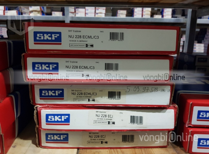Vòng bi SKF NU 228 ECJ chính hãng phân phối bởi Vòng bi Online - Đại lý ủy quyền SKF Vòng bi SKF NU 228 ECJ chính hãng