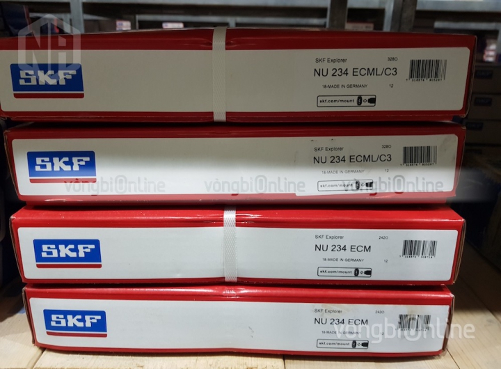 Vòng bi SKF NU 234 ECML/C3 chính hãng phân phối bởi Vòng bi Online - Đại lý ủy quyền SKF Vòng bi SKF NU 234 ECML/C3 chính hãng
