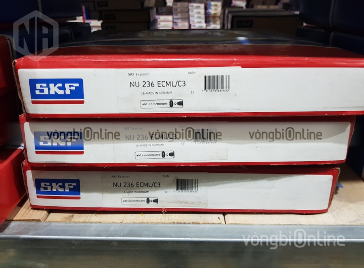 Vòng bi SKF NU 236 ECML/C3 chính hãng phân phối bởi Vòng bi Online - Đại lý ủy quyền SKF Vòng bi SKF NU 236 ECML/C3 chính hãng
