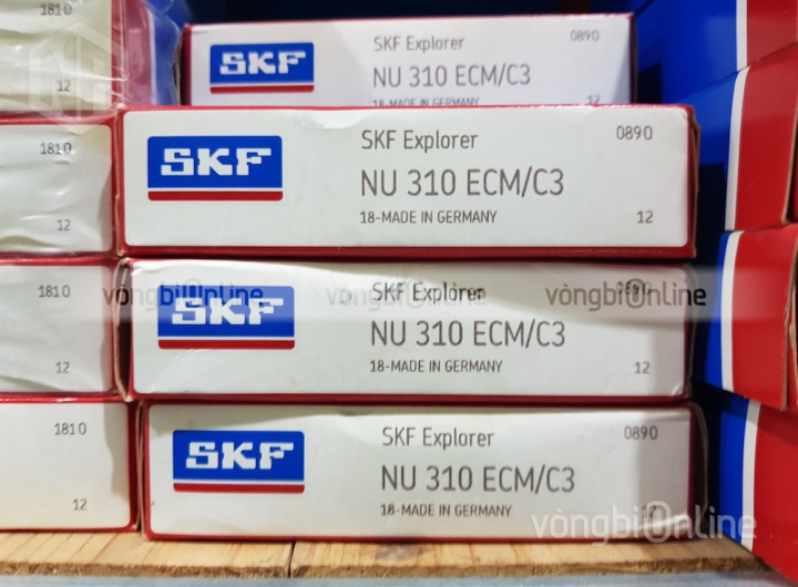 Vòng bi SKF NU 310 ECM/C3 chính hãng phân phối bởi Vòng bi Online - Đại lý ủy quyền SKF Vòng bi SKF NU 310 ECM/C3 chính hãng