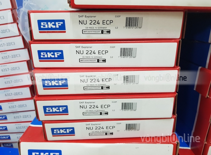 Vòng bi SKF NU 224 ECP chính hãng phân phối bởi Vòng bi Online - Đại lý ủy quyền SKF Vòng bi SKF NU 224 ECP chính hãng