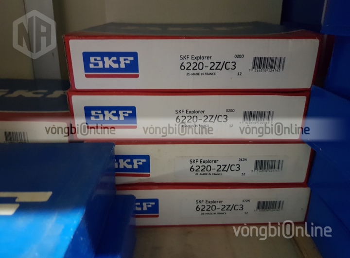 Vòng bi SKF 6220-2Z/C3 chính hãng phân phối bởi Vòng bi Online - Đại lý ủy quyền SKF Vòng bi SKF 6220-2Z/C3 chính hãng